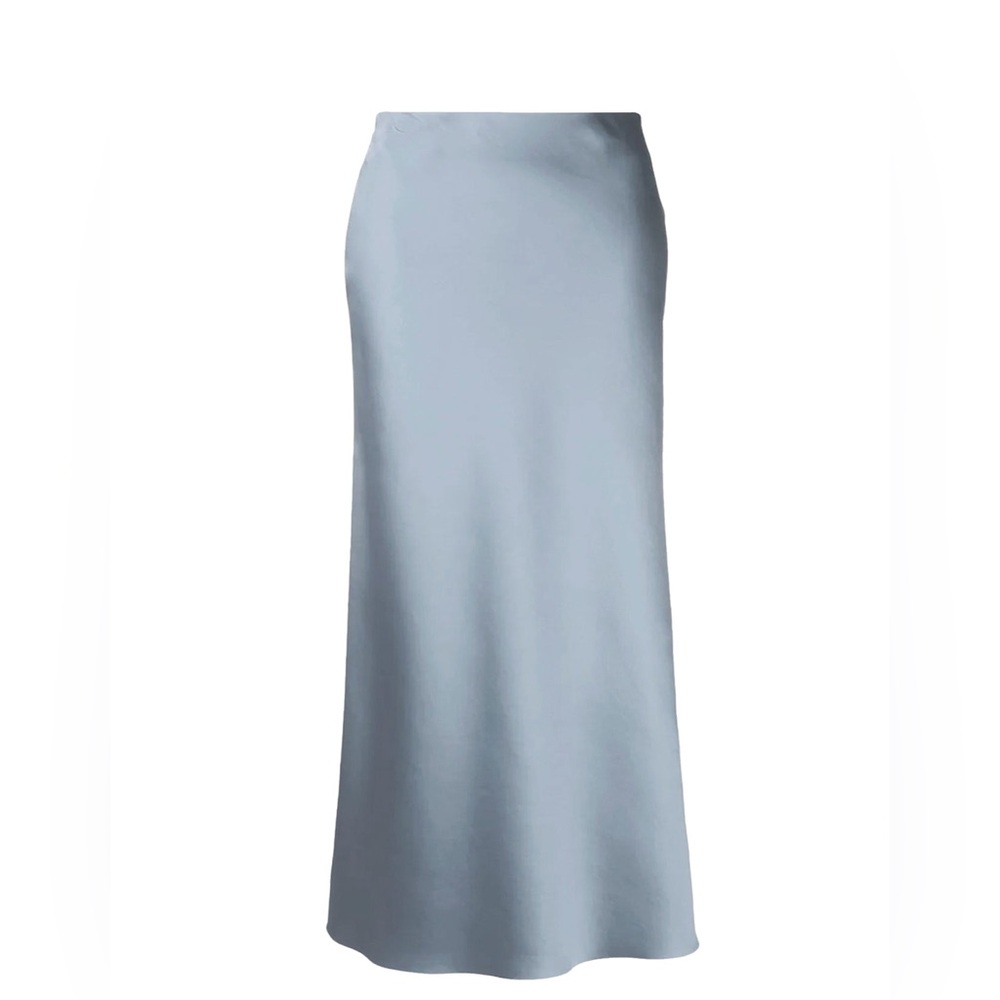 $260 BAACAL Eudora Maxi Bias Skirt- Silver size 3